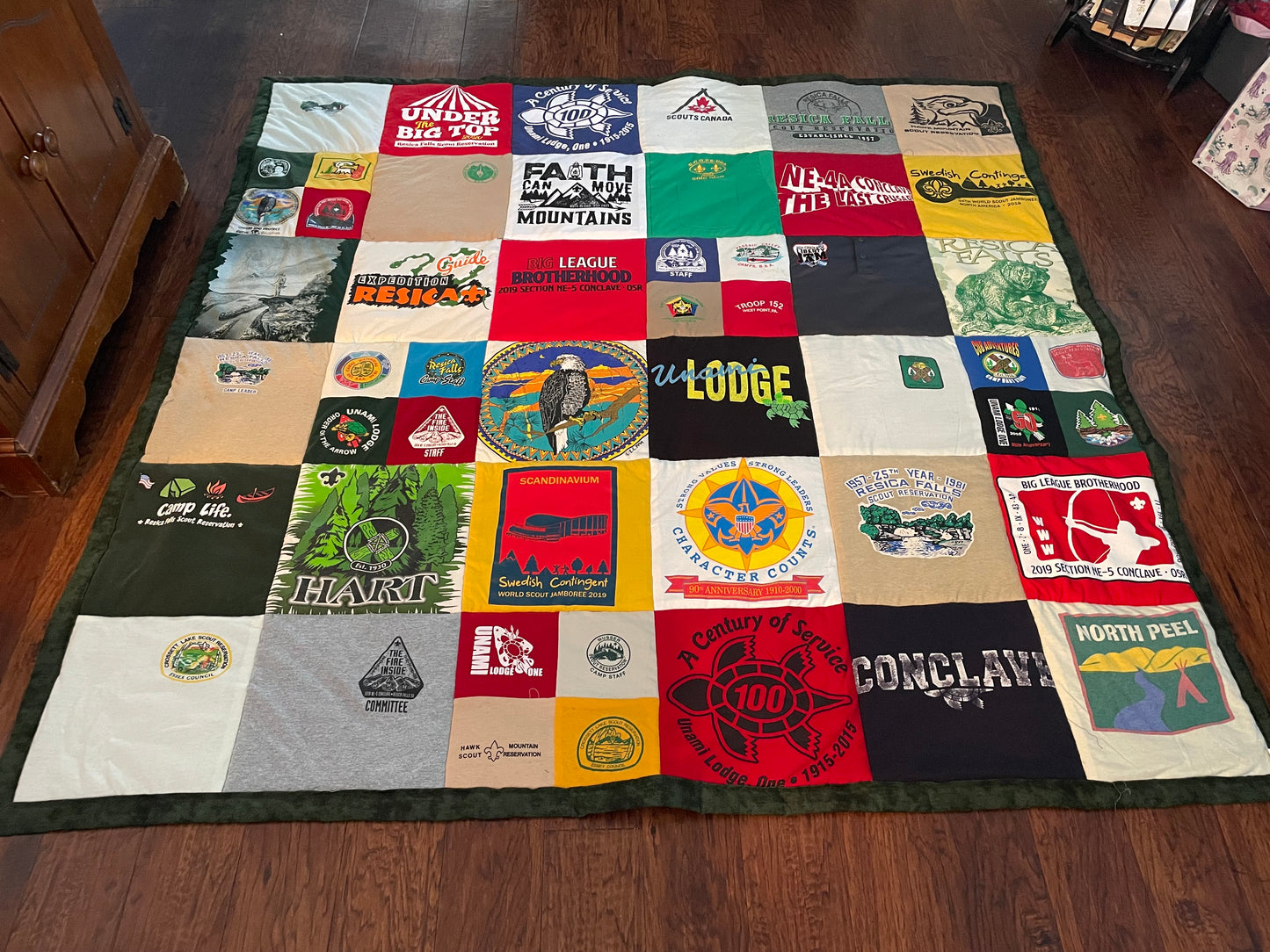 Custom T-Shirt Memory Quilt | Large Throw to XL Queen