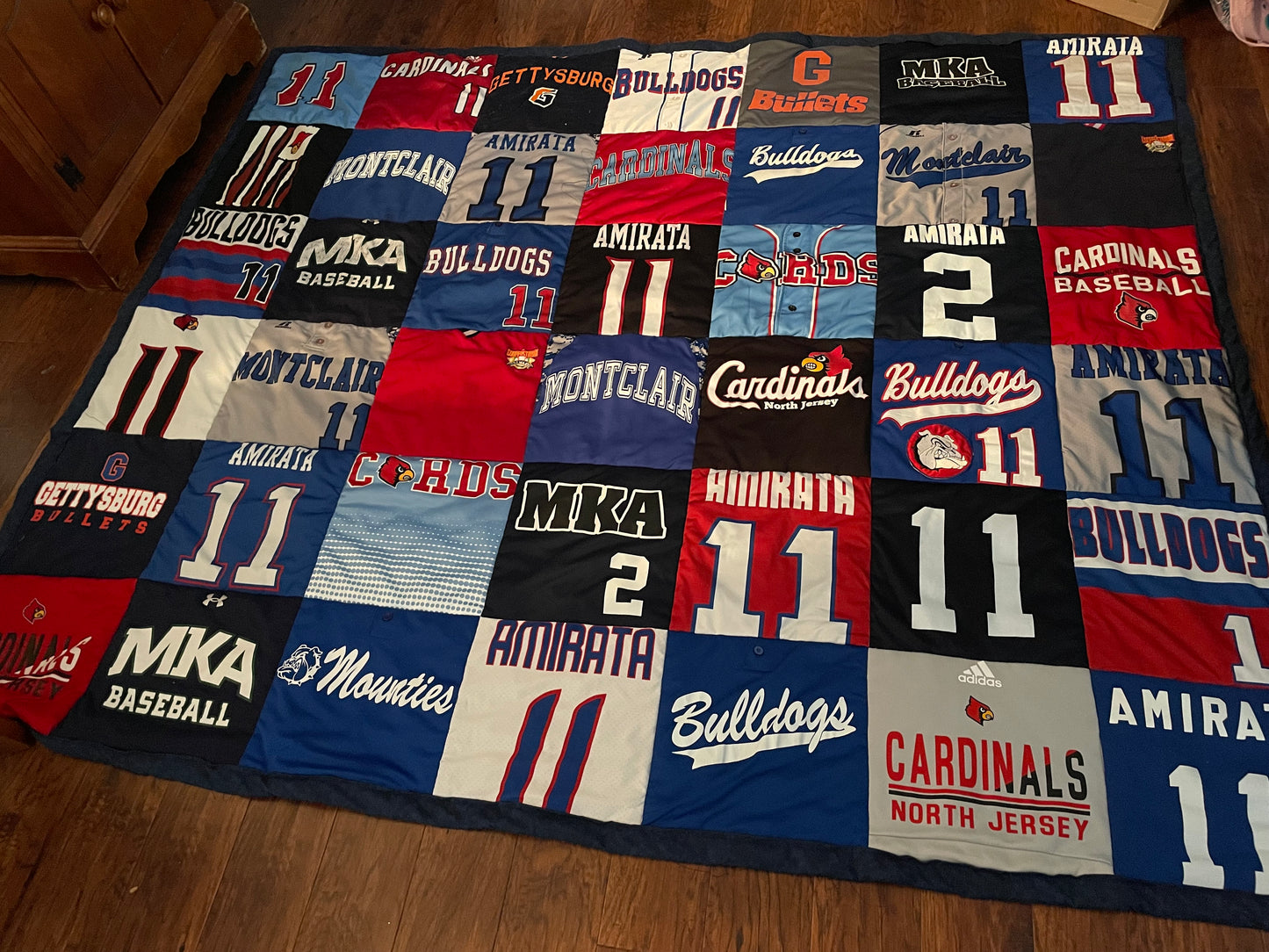 Custom T-Shirt Memory Quilt | Large Throw to XL Queen