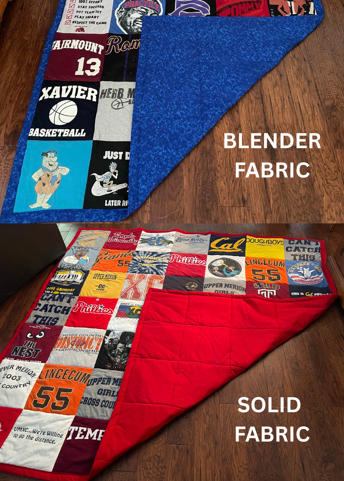 Custom T-Shirt Memory Quilt | Large Throw to XL Queen